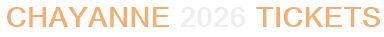 Chayanne 2026 Tickets